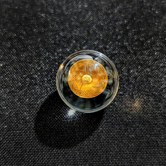 Alex Ubatuba Borosilicate Glass Marble __ mm Hand blown borosilicate glass Marble made by Alex Ubatuba AKA