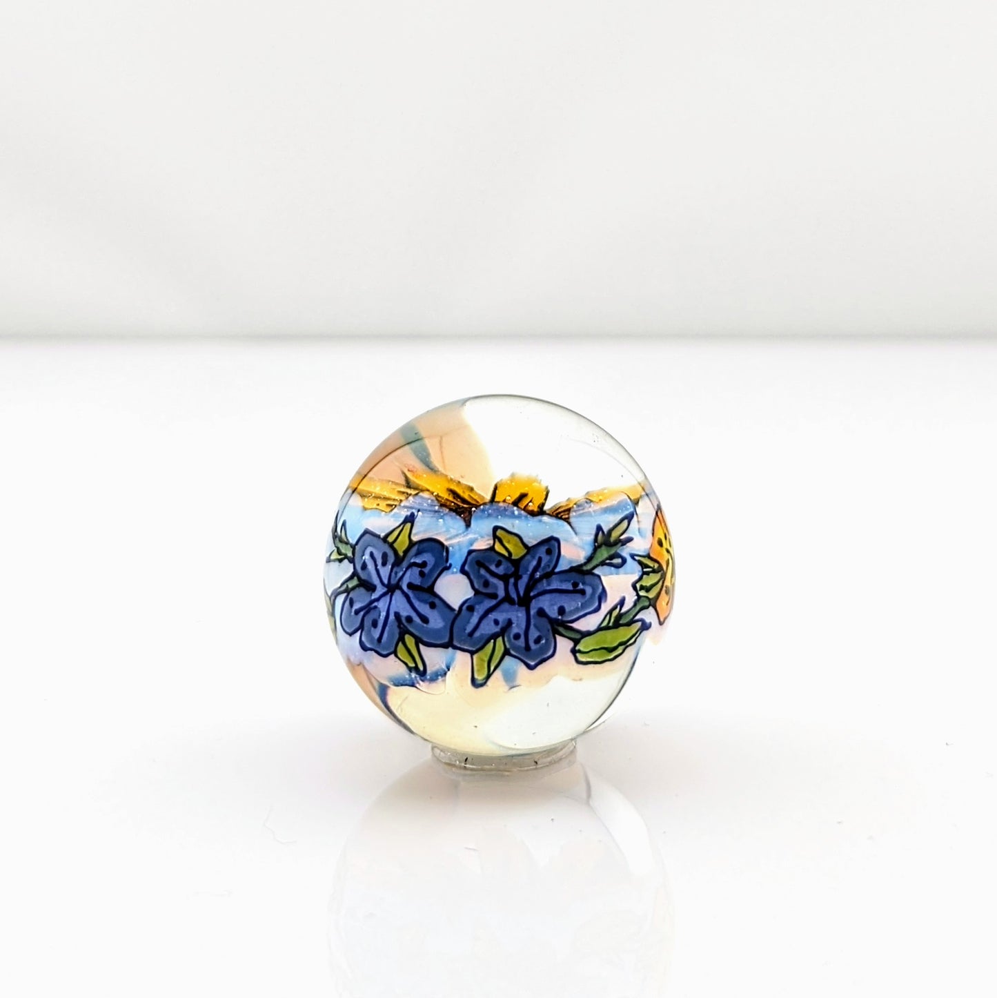 BMFT 2024 Borosilicate Glass Marble 41 mm Hand blown glass made by BMFT