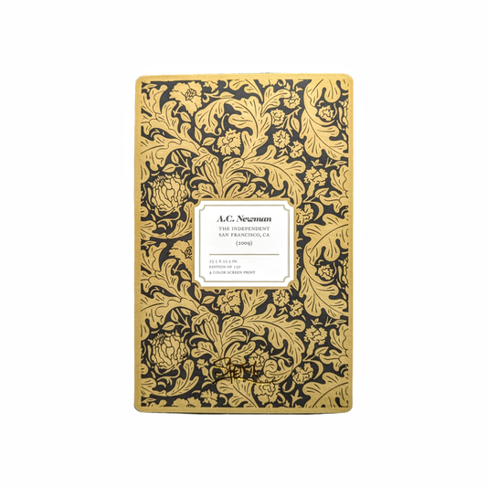 Chuck Sperry A.C. Newman, 2009 Art Card Approx. 5.5 x 8.5 in