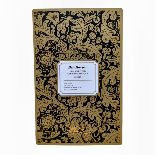 Chuck Sperry Ben Harper, San Francisco 2011 Art Card