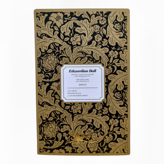 Chuck Sperry Edwardian Ball Regency Grand Ballroom San Francisco, California & The Music Box Los Angeles, California 2011 Art Card Approx. 8.5 x 5.5 in