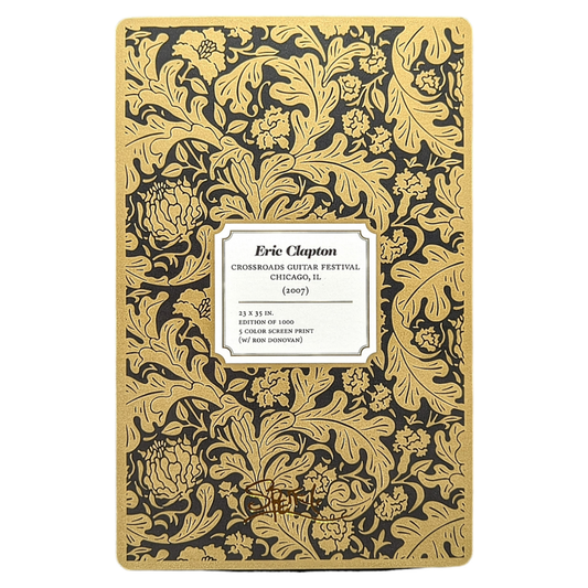 Chuck Sperry Eric Clapton, 2007 Art Card Approx. 8.5 x 5.5 in