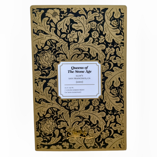 Chuck Sperry Queens of the Stone Age Slim's San Francisco, California 2002 Art Card Approx. 8.5 x 5.5 in