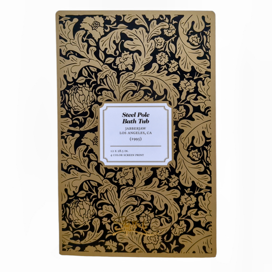 Chuck Sperry Steel Pole Bath Tub, Los Angeles 1995 Art Card