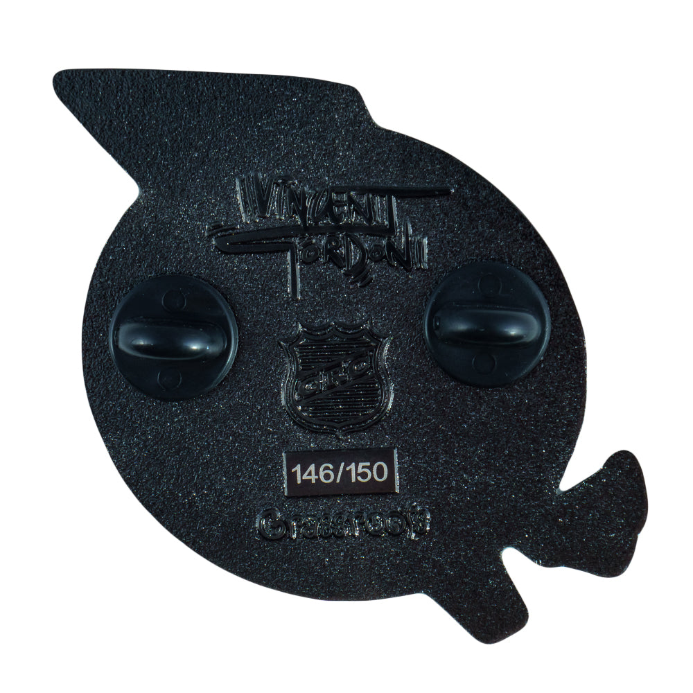 Vincent Gordon x Grassroots Ganja Bay Pin - 2" Tall - Hard Enamel - Double-Posted - Rubber Backs - Individually Numbered - Limited Edition of 150