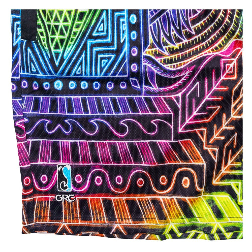 Chris Dyer x Grassroots Heavens Door Rainbow Mesh Shorts