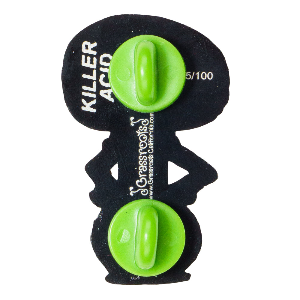 Killer Acid x Grassroots Mushroom Yellow Bong Pin