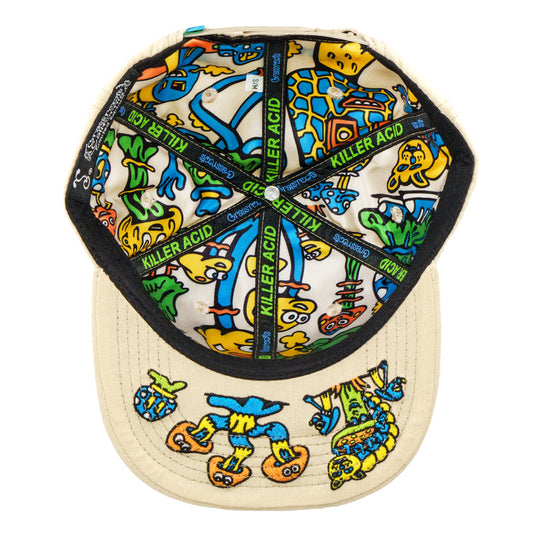 Killer Acid x Grassroots Mushroom Tan Snapback Hat