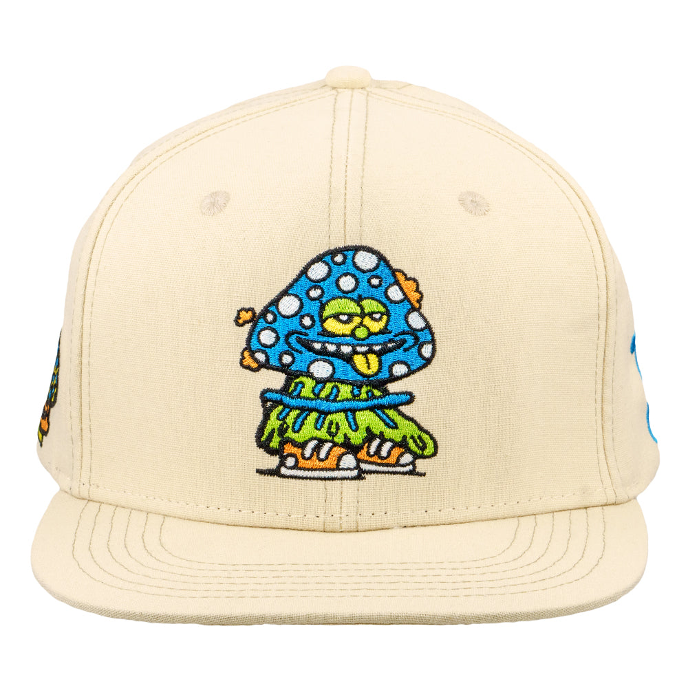 Killer Acid x Grassroots Mushroom Tan Snapback Hat