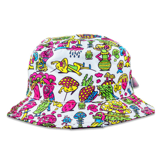 Killer Acid x Grassroots Mushroom Friends Reversible Bucket Hat