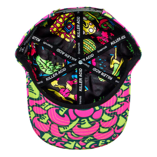 Killer Acid x Grassroots Mushroom Pink Dad Hat