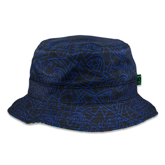 El Pez x Grassroots Smile Reversible Bucket Hat