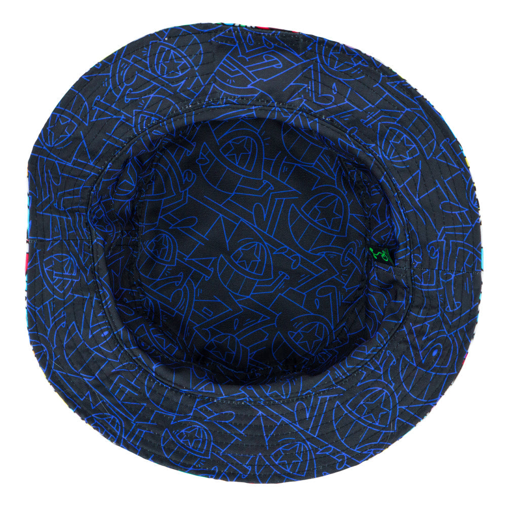 El Pez x Grassroots Smile Reversible Bucket Hat