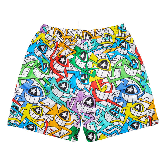El Pez x Grassroots Smile Mesh Shorts