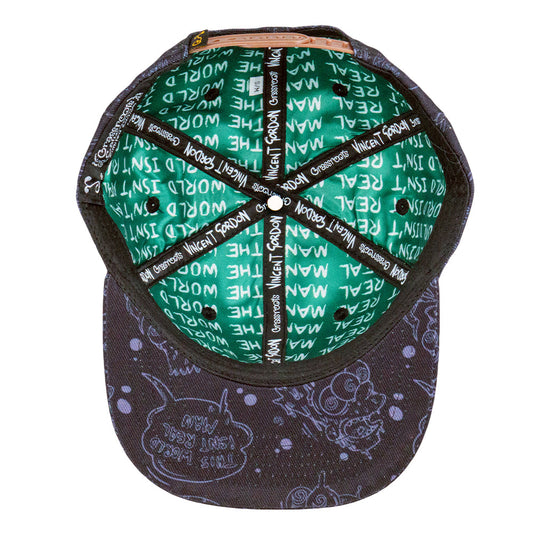 Vincent Gordon x Wookerson x Grassroots Bart Black Snapback Hat
