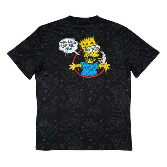Vincent Gordon x Wookerson x Grassroots Bart Black T Shirt