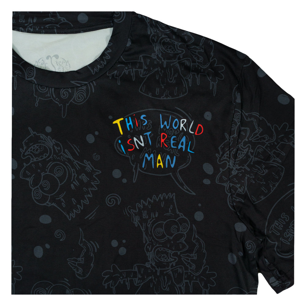 Vincent Gordon x Wookerson x Grassroots Bart Black T Shirt