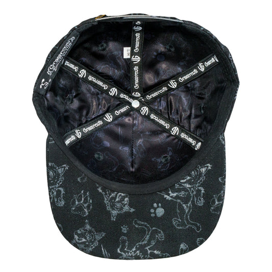 Vincent Gordon x Grassroots Dead Cats Black Snapback Hat