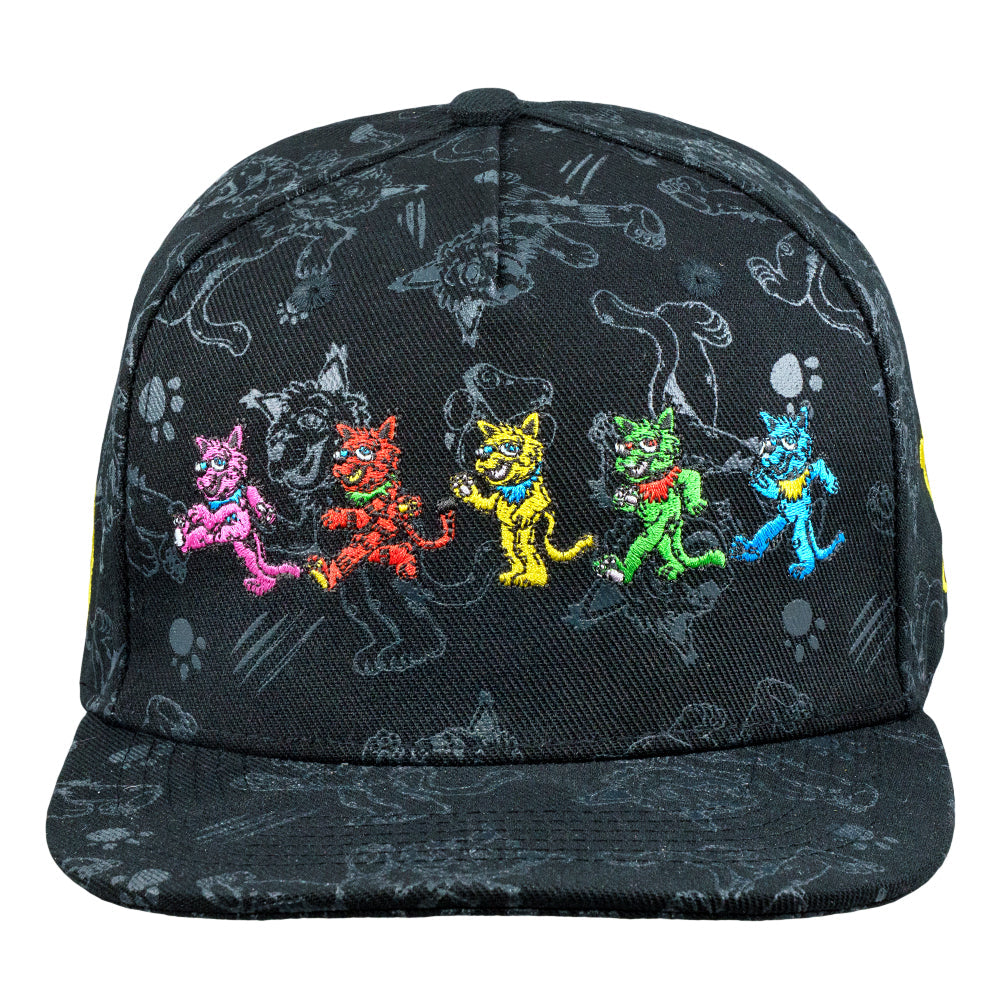Vincent Gordon x Grassroots Dead Cats Black Snapback Hat