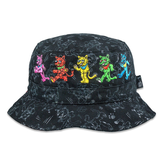 Vincent Gordon x Grassroots Dead Cats Reversible Bucket Hat