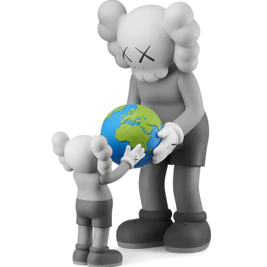KAWS The Promise (Grey), 2022 Vinyl figures 13.39 x 6.3 x 9.45 in