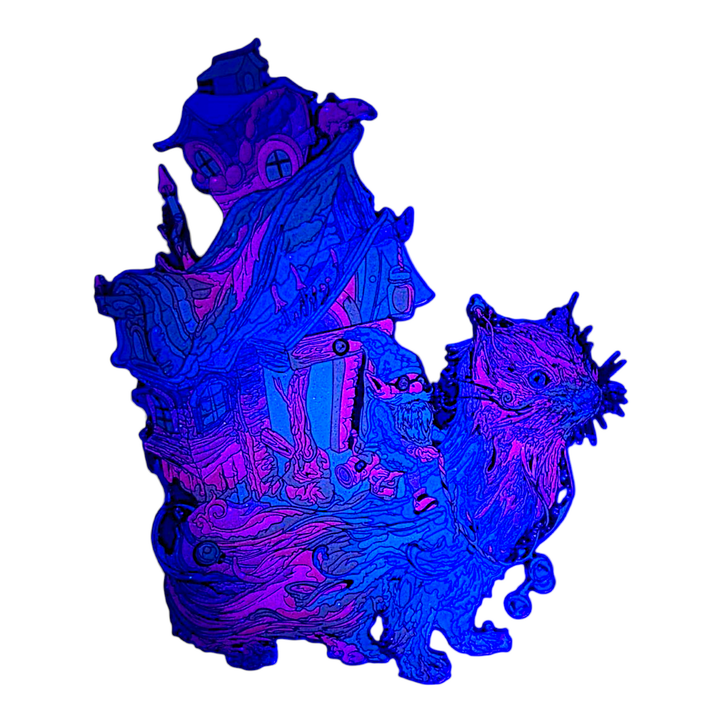 KUHMALi AKA Aaram Kamali
Nigel & the Midnight Caravan (Lucid Dreaming), 2025
Enamel pin
Approx. 3.5 x 4 in
Edition of 75