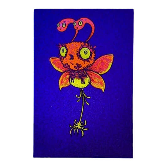 Marq Spusta Bumble Bee (Dark Blue Shimmer), 2013 Screen print 3 x 2 in Plate signed