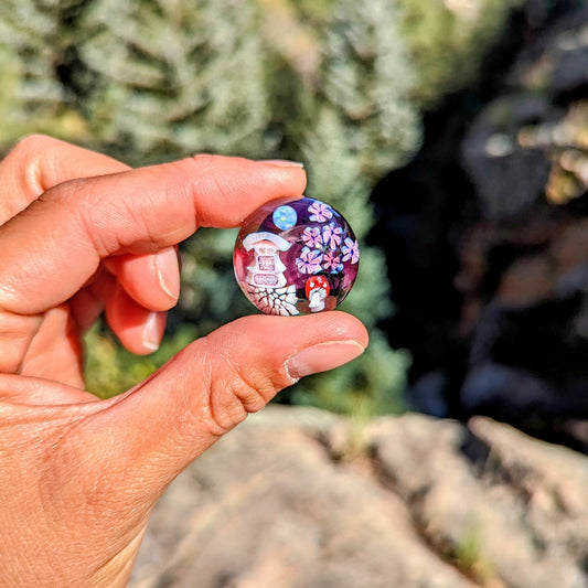 Piper Dan "Asanoha Castle Scene" Marble Set - 24.8 mm