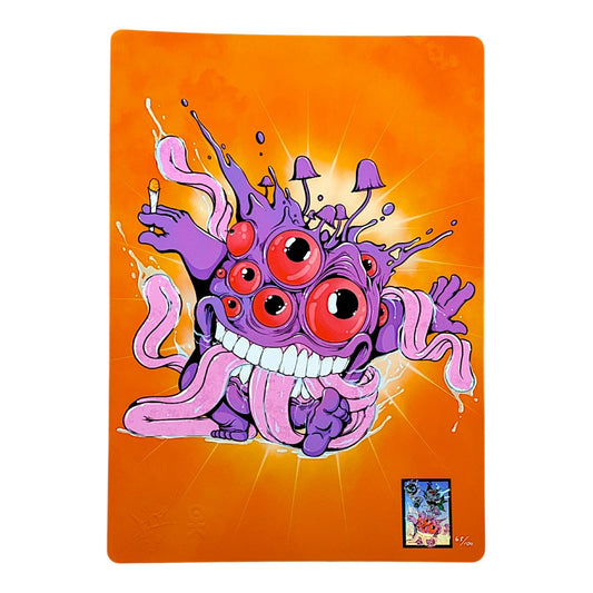 Aaron Brooks Gnar-Gnar, 2026 Giclee on Italian cotton cold press paper 9 x 12.5 in Edition of 100 Hand numbered in lower left corner. Accompanied by Certificate of Authenticity hand signed + numbered by the artist.
