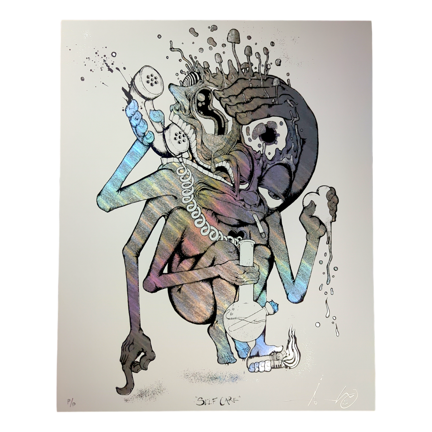 Aaron Brooks
Self Care (Foil), 2023
Archival Pigment Print on Foil
16 x 20 in
Hand Signed + Numbered by the artist. Printed in Colorado by CIK STUDIOS