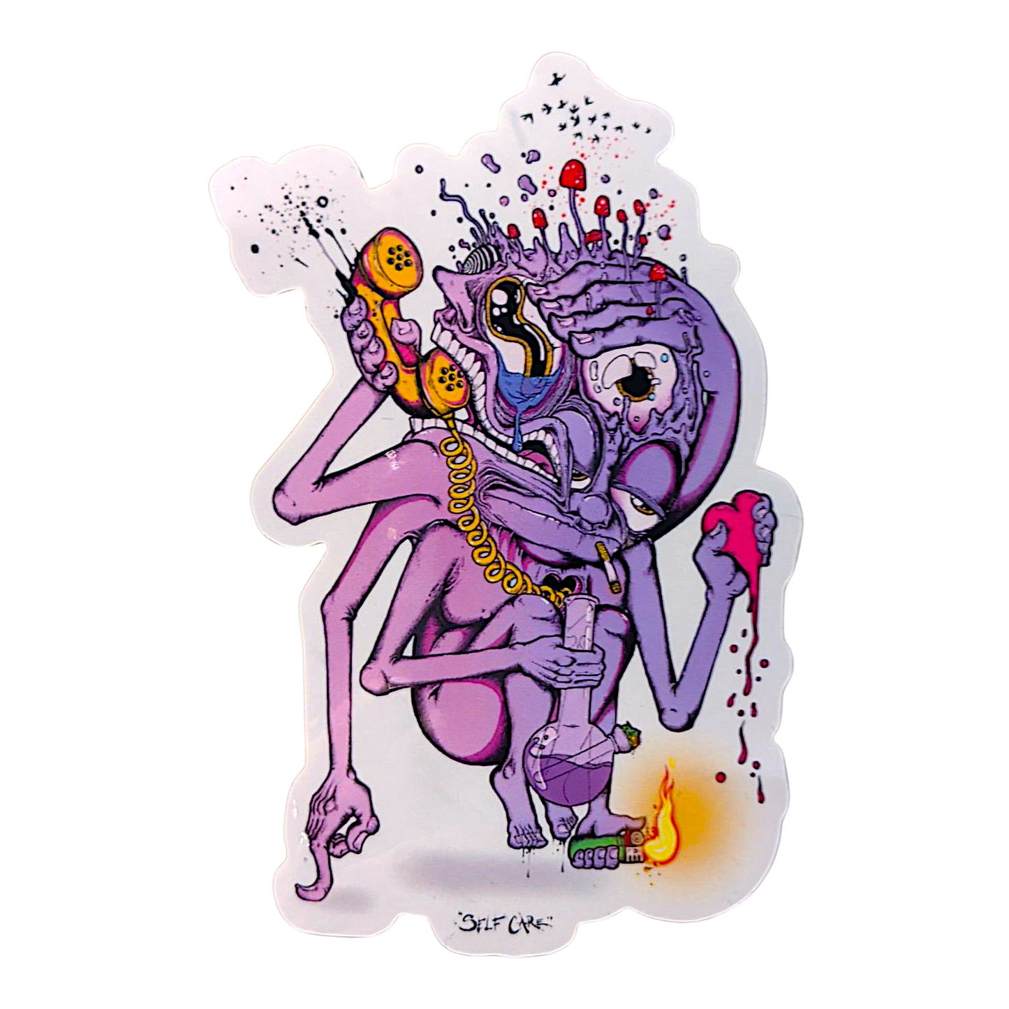 Aaron Brooks Self Care Sticker