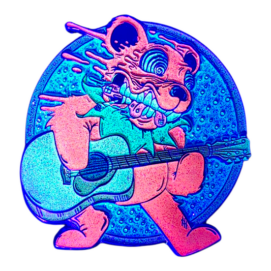 Aaron Brooks x Ground Score "Billy Bear" Magnet - Orange