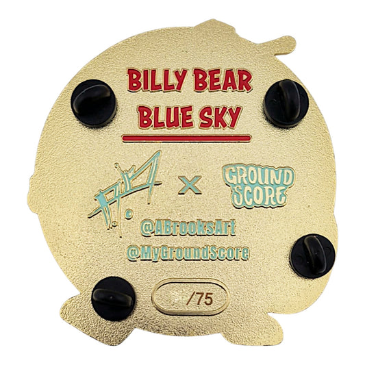Aaron Brooks x Ground Score "Billy Bear" Pin - LE 75