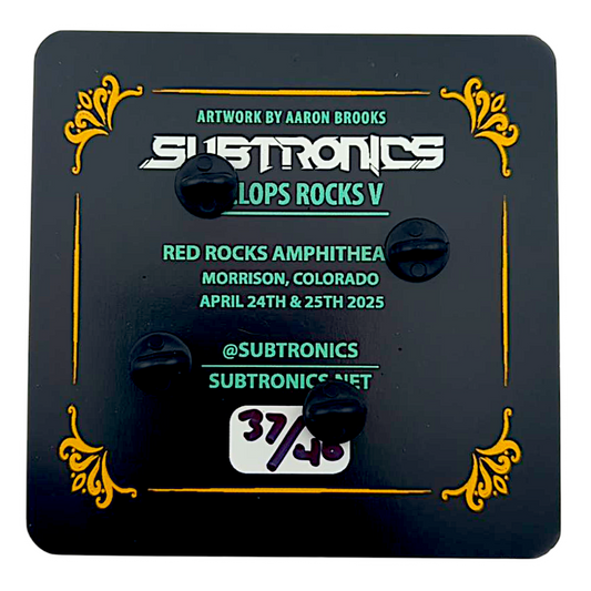 Aaron Brooks x Ground Score
Cyclops Rocks V, 2025
3D Enamel pin
Approx. 3 x 3 in
Edition of 40