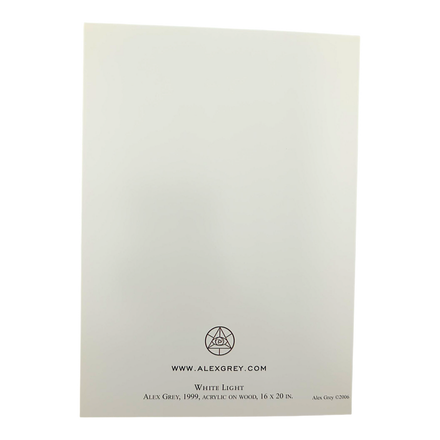 Alex Grey
White Light
Notecard
5 x 7 in