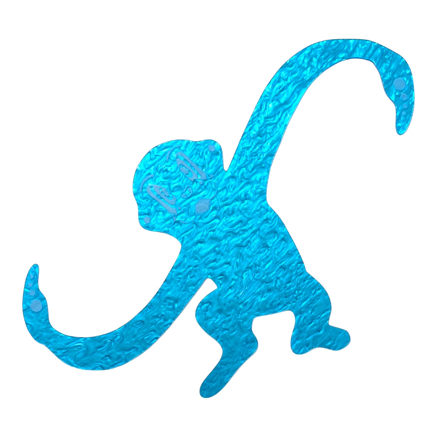Chandler Condon "Funky Monkey (Blue Wavy)" Sculpture