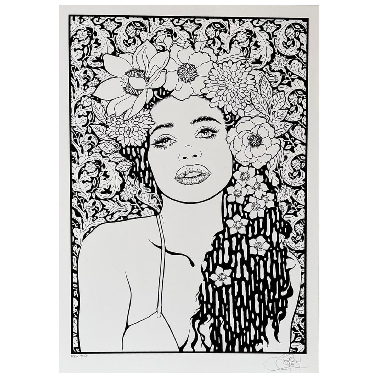 Chuck Sperry
Clio, 2019
Single color screen print on cream paper
21 x 31 in
Test Print
Hand Signed by the artist