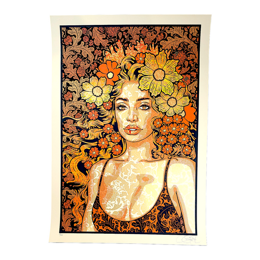 Chuck Sperry
Courage (Oversized), 2025
5 color screen print on Fedrigoni paper
26.7 x 39.4 in (67,75 x 100 cm)
Edition of 200
Hand signed + numbered by the artist