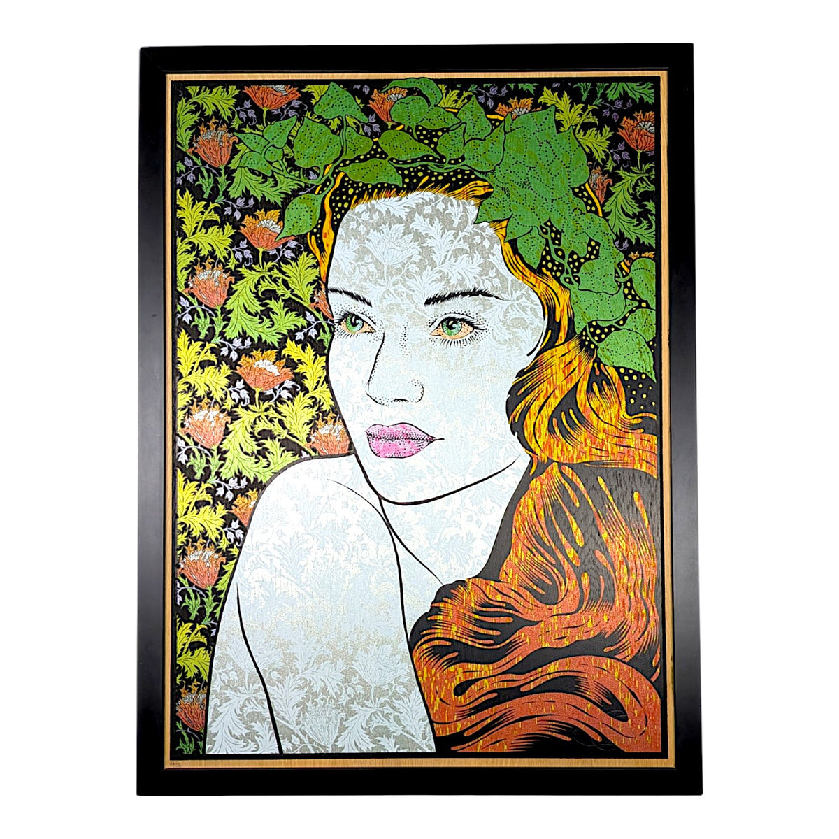 Chuck Sperry
Daphne, 2016
Screen print on oak panel
33.5 x 25 x 2 in
Edition of 30
Hand signed + numbered by the artist