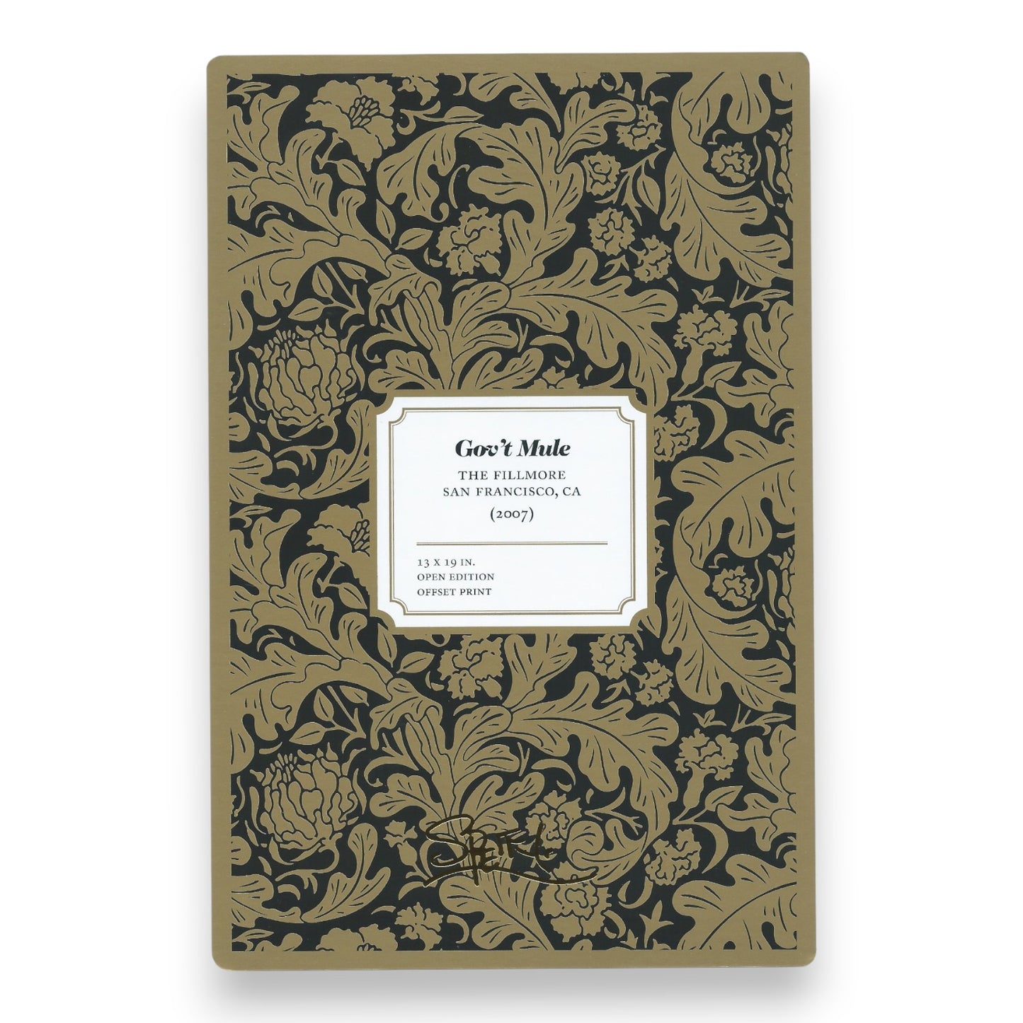 Chuck Sperry Gov't Mule 2007 Art Card