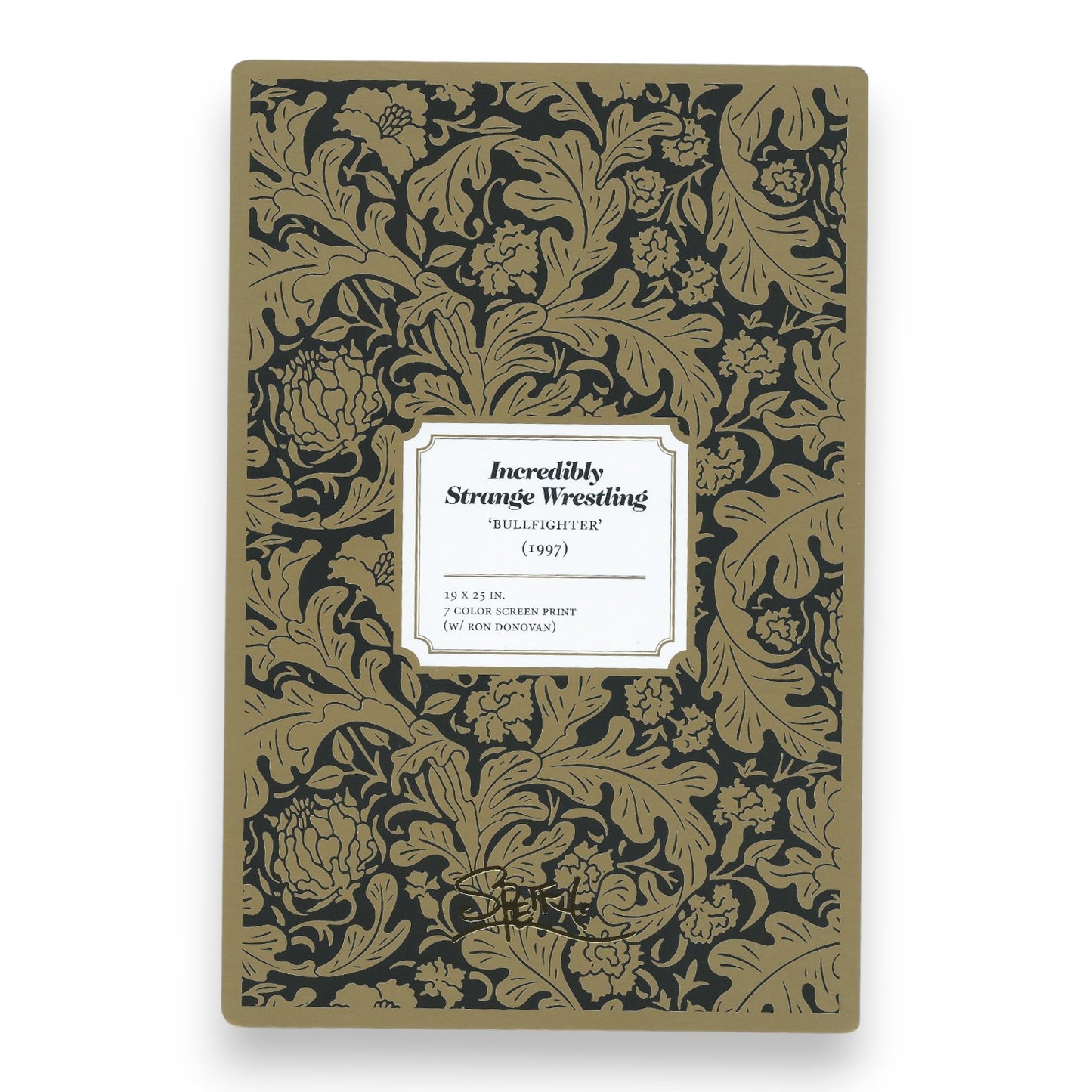 Chuck Sperry Incredibly Strong Wrestling 1997 Art Card