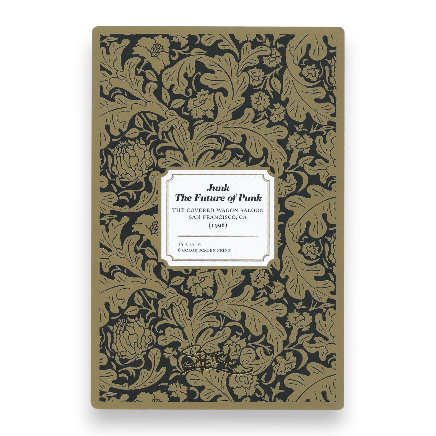 Chuck Sperry "Junk The Future of Punk" 1998 Art Card