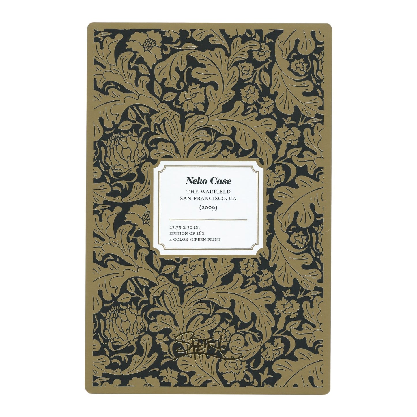 Chuck Sperry Neko Case 2009 Art Card