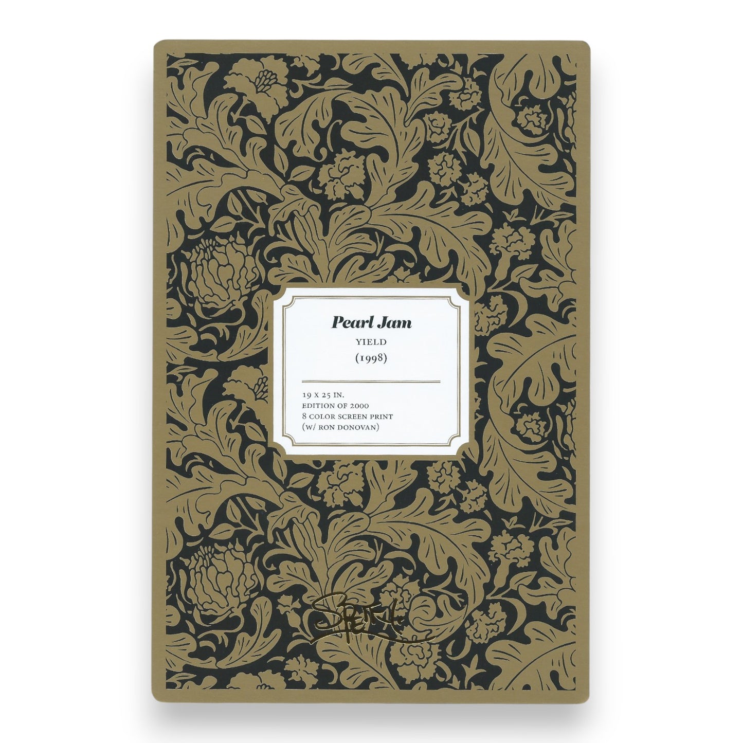 Chuck Sperry Pearl Jam 1998 Art Card