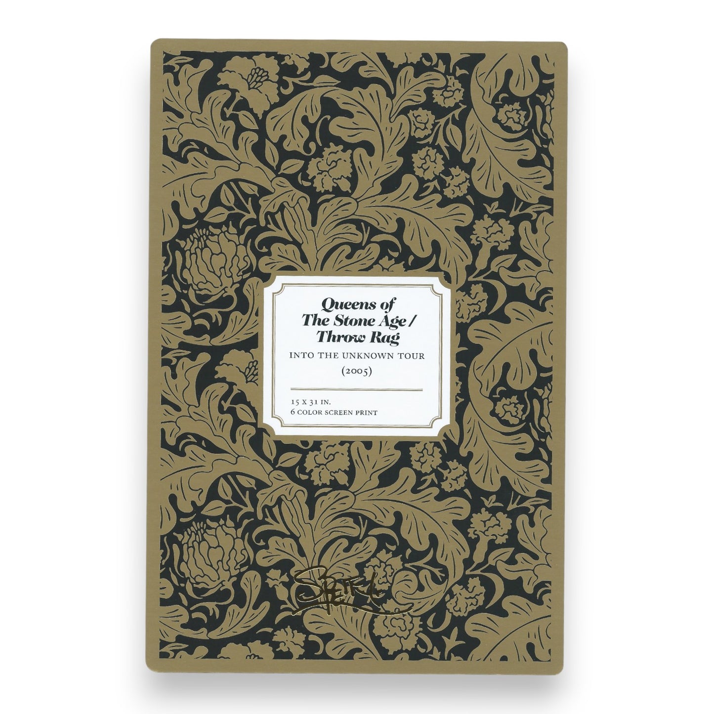 Chuck Sperry "Queens of the Stone Age / Throw Rag" 2005 Art Card