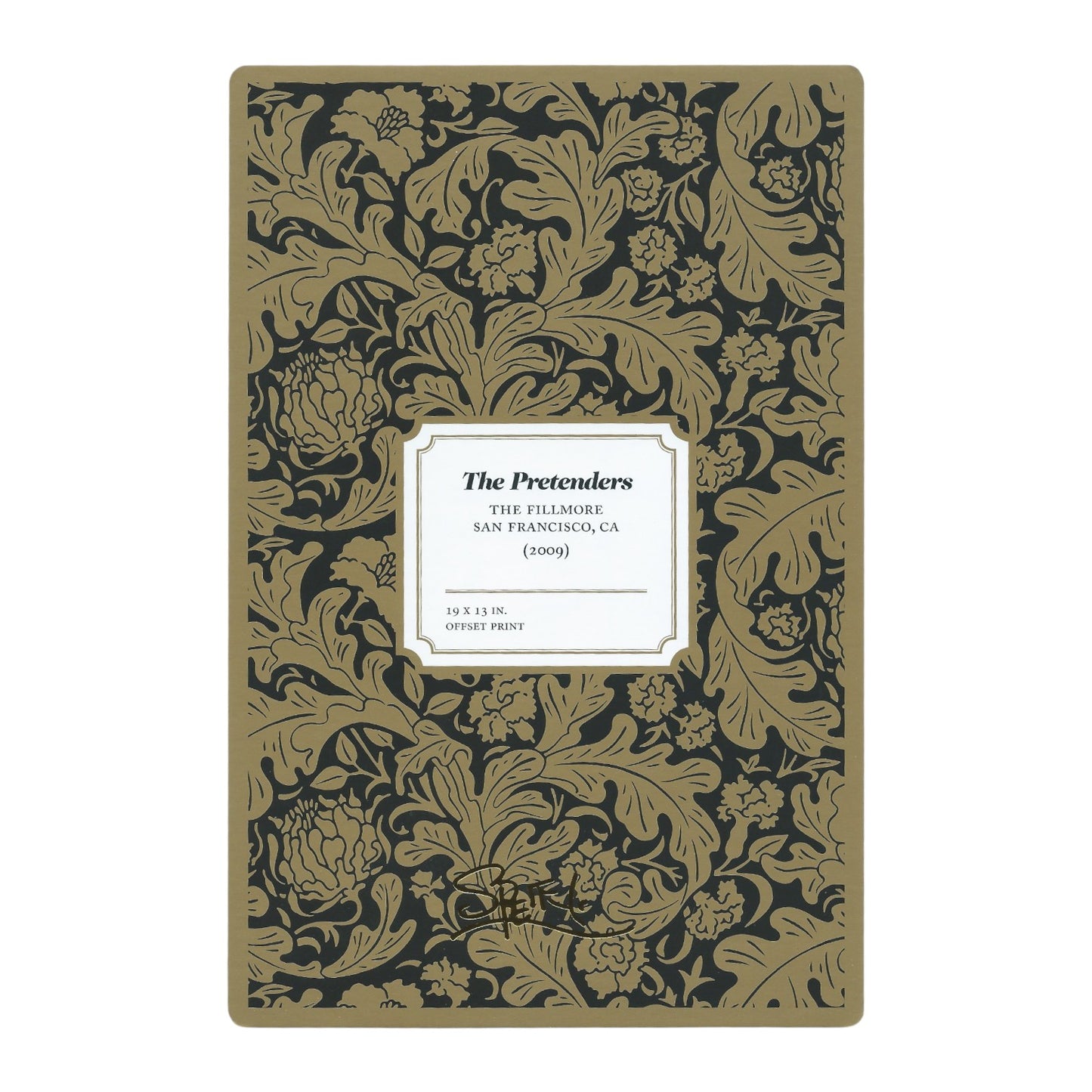 Chuck Sperry The Pretenders 2009 Art Card