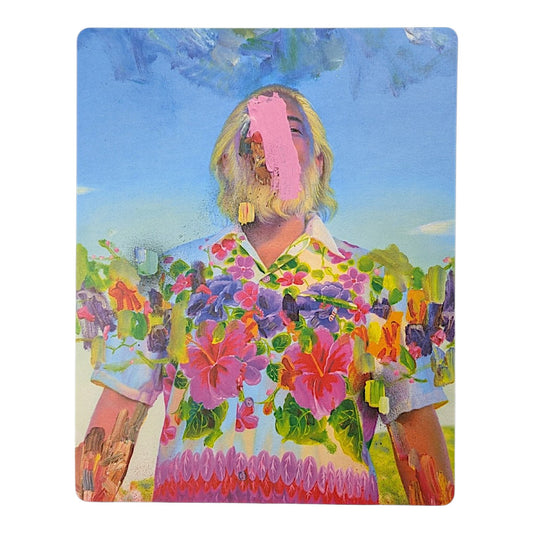 David Choe
Fridachu, 2026
Double-sided archival pigment print on pink foil
8 x 10 in
Limited editon