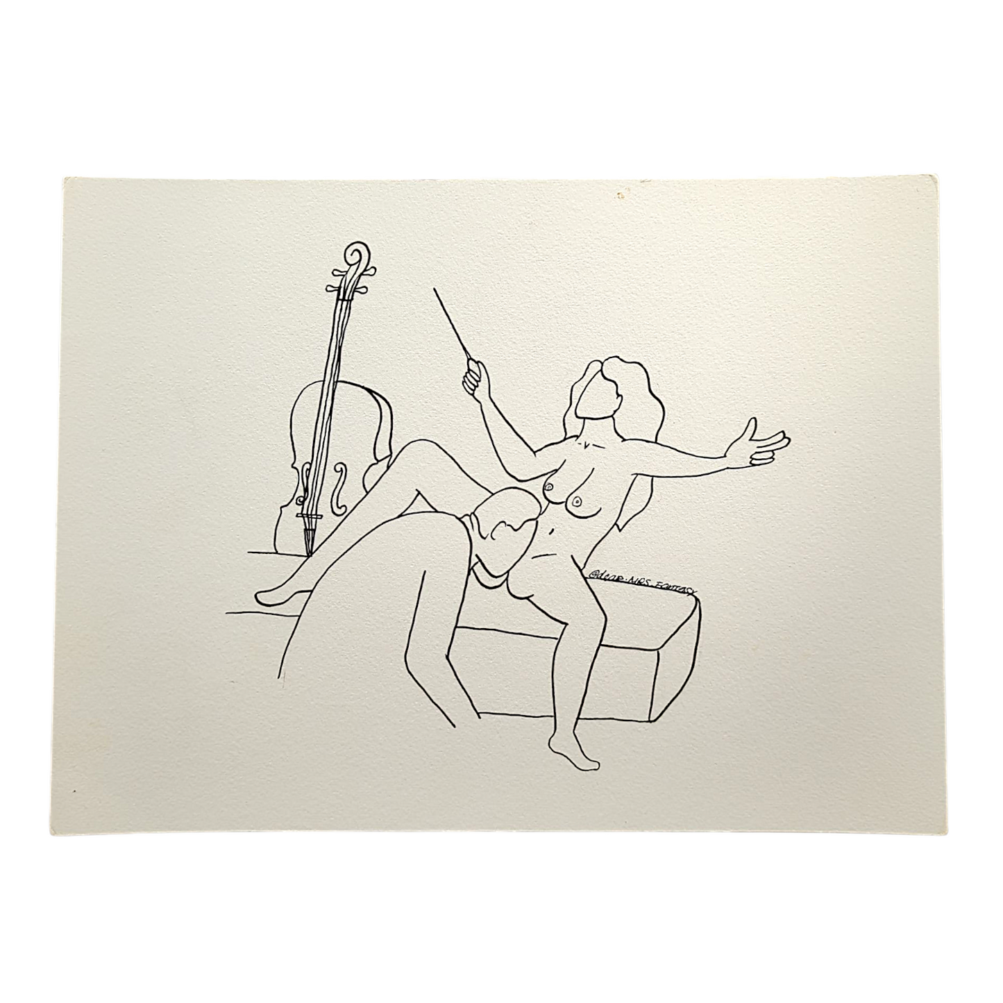 Dear Mrs. Fantasy "Vulvaldi" Original on Paper