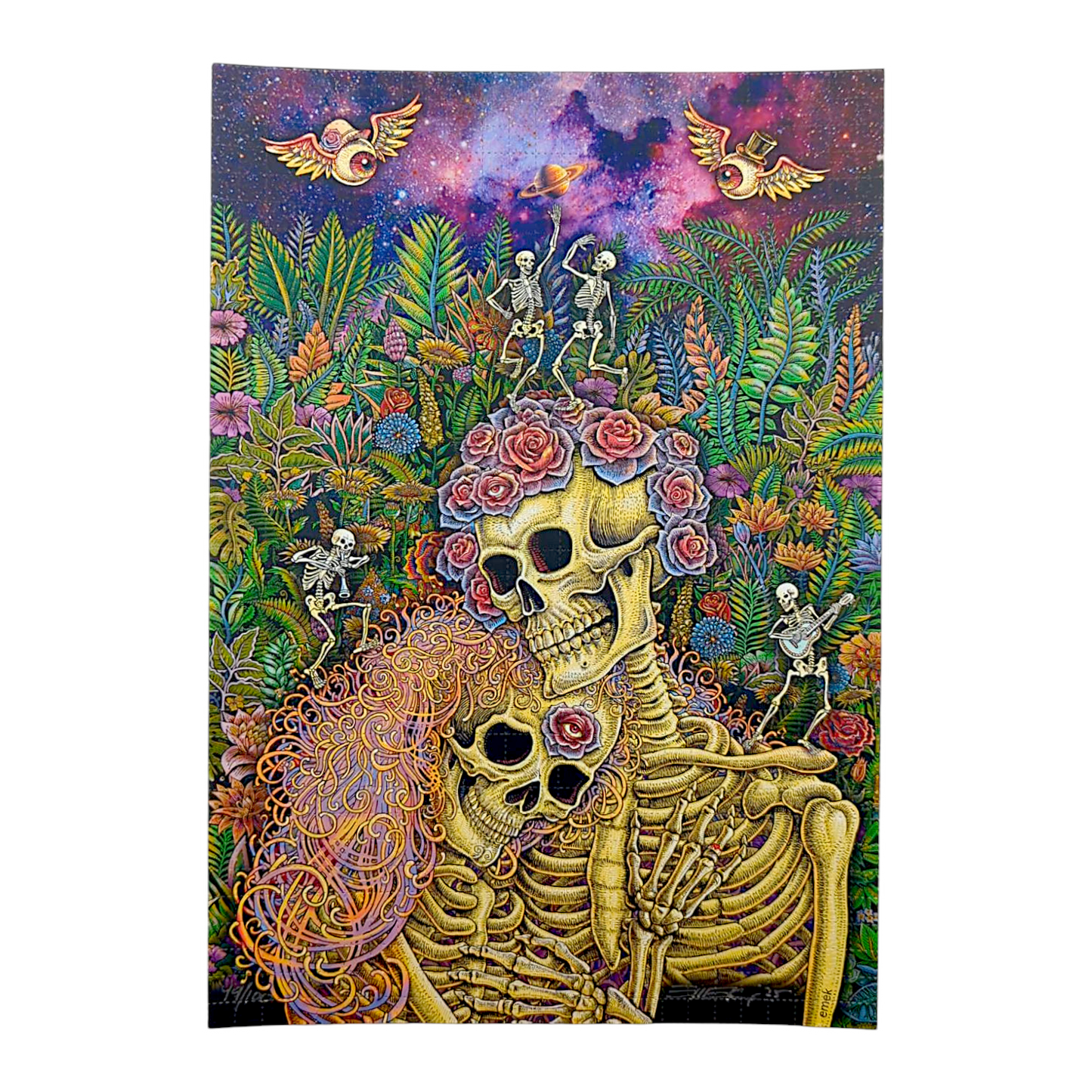 Emek
They Loved Each Other (Jungle), 2025
Print on Perforated Blotter Paper
6.25 x 9 in
Edition of 100
Hand signed, numbered + dated by the artist