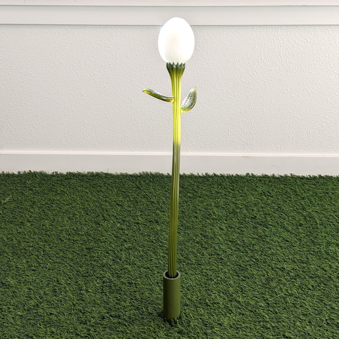 Eriko Kobayashi "Egg Plant (Straight)" Glass Sculpture